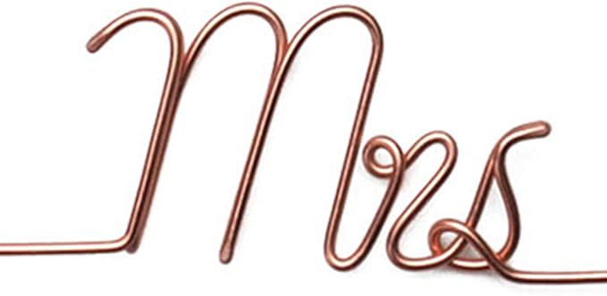 Wooden Bride Wedding Dress Hanger - Steel Wire Design