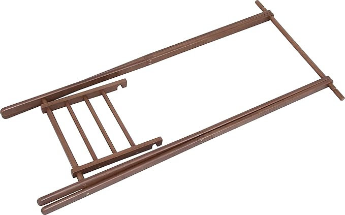 不二貿易(Fujiboeki) Fuji Boeki 14102 Coat Hanger Hanger Rack, Slim, Wooden, Width 29.5 x Depth 177.7 x Height 58.8 inches (75 x 45 x 147.8 cm), Brown with Shelves, Entrance