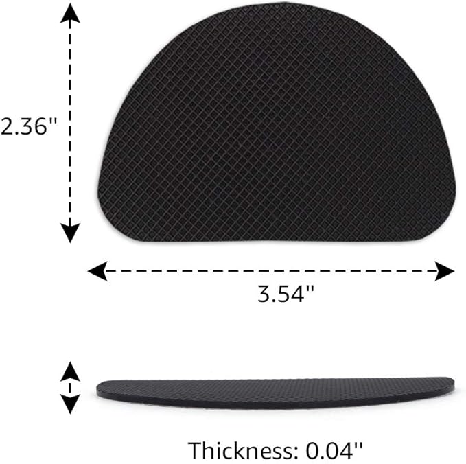 8 PCS Premium Silicone Non-Slip Shoe Pads - Muffle Loud High Heels & Boots - Self-Adhesive Quiet Noise Reduction Sole Protectors for Wedding, Office, Stage - Odorless Grips - Indoor Use