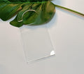 5pcs of Blank Acrylic Hangers,Custom Children Hanger Blank,DIY Plain Acrylic Clothes Divider,Dry Erase Kid Closet Organizers (Clear)