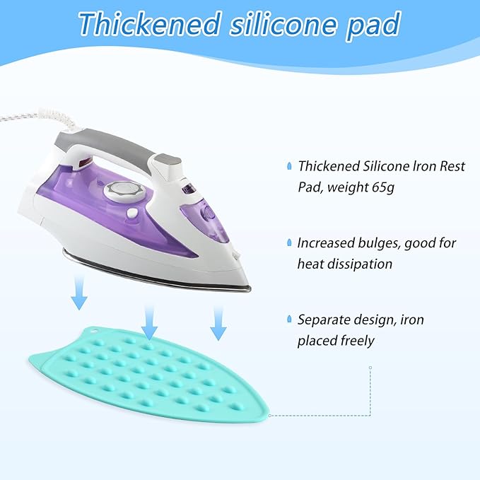 Ironing Mat Portable Ironing Pad Ironing Blanket for Table Top Heat Resistance Double-Side Using Travel Large 47.2 x 27.6 Inch Foldable Lightweight Christmas Snowflake Calendar Beige