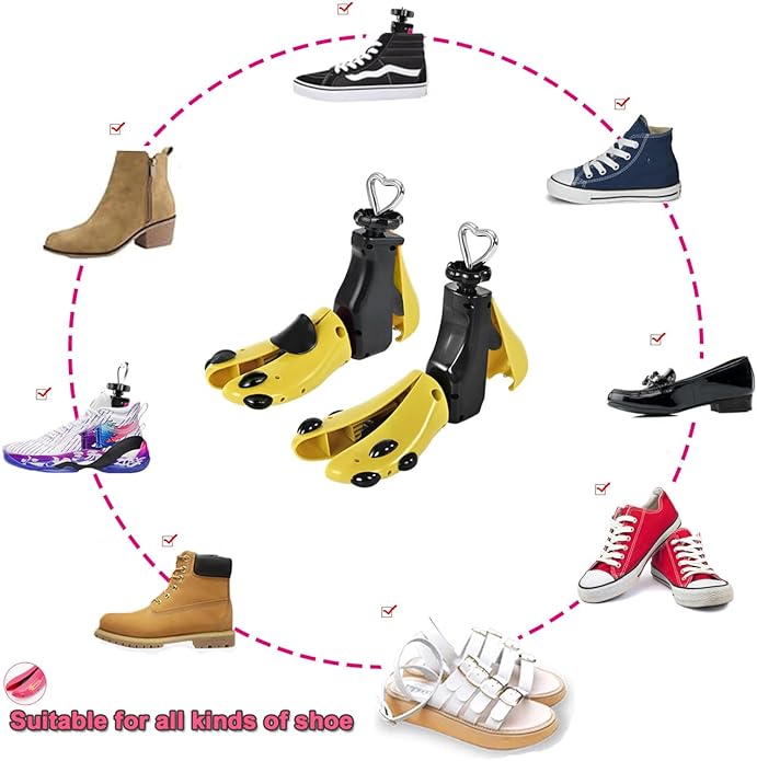 Shoe Stretcher Men Women Boot Stretcher Adjustable Width and Length Widener Expander Men Wide Feet Shoe Stretcher