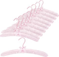 Thicker Padded Hangers for Women Clothing Sweaters,Anti-Slip Satin Hangers Padded Cute Hanger with Bow,Silky Fabric Hanger for Closet