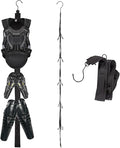 Hockey Hanger Portable Hanging Dryig Rack Hockey Gifts for Home and Outdoor Using in Ice Hockey Skating Football Camping Fishing 5 Hooks (Black-10hooks)