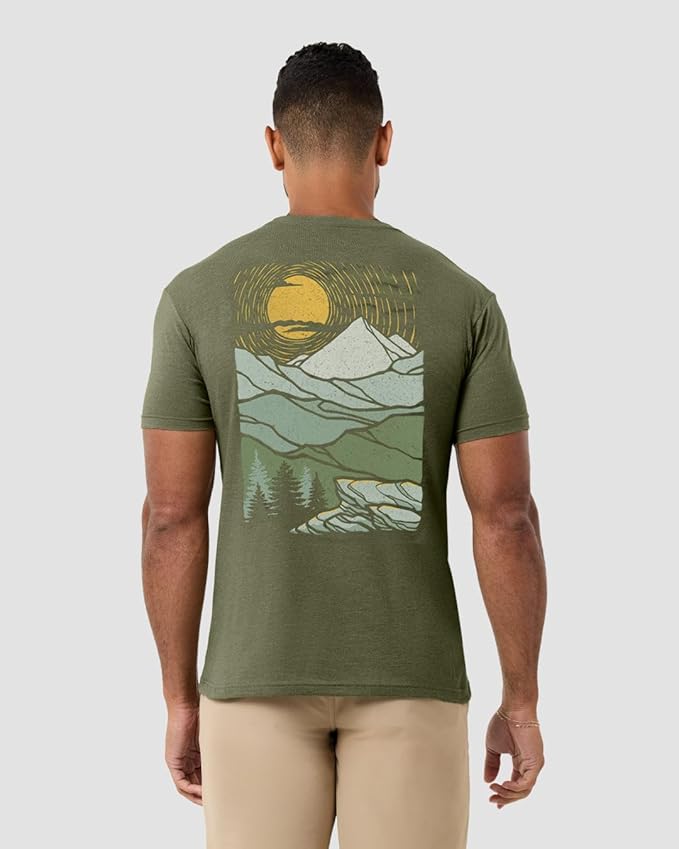 INTO THE AM Graphic Tees for Men S - 4XL Premium Short Sleeve Colorful T-Shirts Trippy Space Designs
