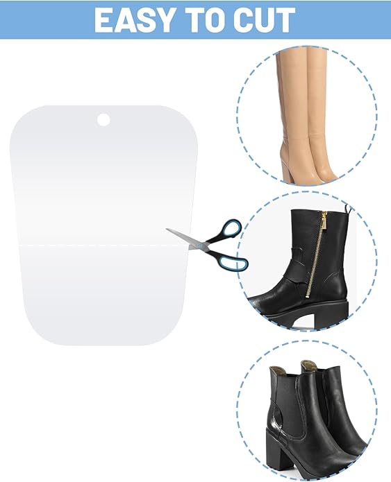 8Pcs Boot Shapers for Tall Boots, Boot Inserts Holders Support for Women