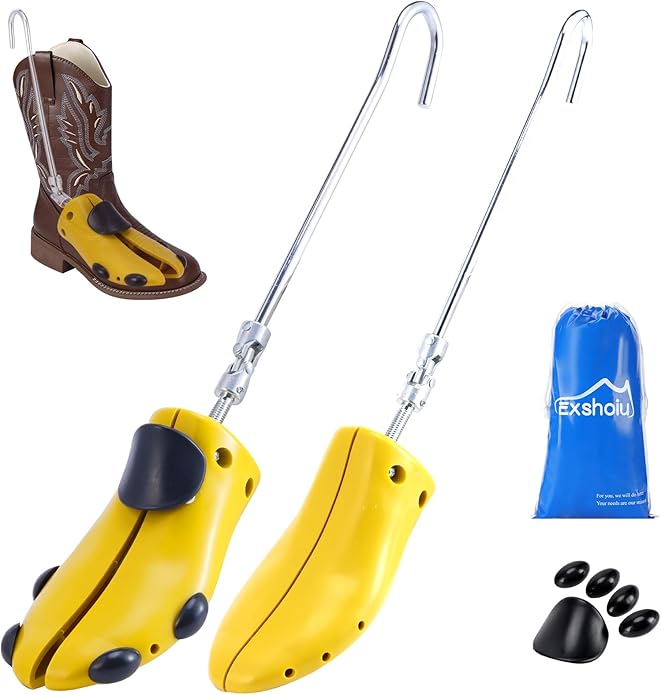 Boot Stretcher Men Women, Leather Shoe Stretcher for Thick Feet and Wide Feet, Adjustable Boot Widener Expander