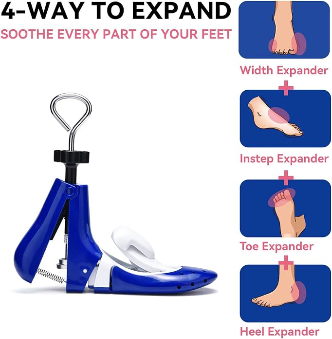 Boot Stretcher for Cowboy & Ankle Boots, Boot & Heel Expander for Instep and Wide Feet