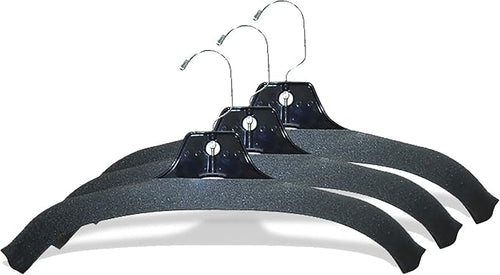 The Great American Hanger Company Grey Foam Hanger Covers, Box of 100