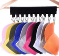 Hat Organizer Holder Hat Rack for Baseball Caps for Hanger & Room Closet Display, 10 Hat Storage Clips for Hang Ball Caps Beanie, Foldable Store,Save Pace