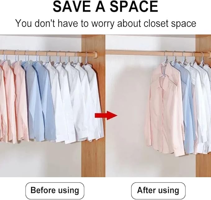 Clothes Hanger Connector Hooks, 80PCS Sturdy Mini Cascading Hanger Hooks, Thickened 20lbs Space Saving Closet Hanger Organizer, Hanger Extender Clips, Hanger Connection Hooks for Closet（White）