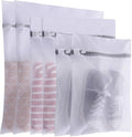 Lingerie Bags for Washing Delicates,Bra Fine Mesh Wash Bag,Keep Cloth Shape in the WasherDelicates Laundry Bags,Small Fine Mesh Laundry Bags，for Jackets, Curtains, Jeans (2 Large,2 Medium,2 Small)