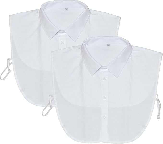 YIZHONG Detachable Collar Faux Shirt Dickie Collars for Women Men