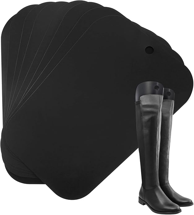 Bememo 20 Pieces (10 Pairs) Boot Shapers for Tall Boot Shaper Form Inserts for Women and Men