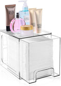 Disposable Face Towel Holder Intended For Face Towels XL, Facial Towel Storage Box Dispenser For Clean Towels For Bathroom