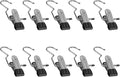 Boot Hangers for Closet, Laundry Hooks with Clips, Boot Hanging Hold Clip, Space Saving Portable Travel, Clip Hangers for Pants Hats Socks Gloves (10, Black)