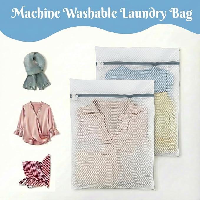 6 Pack Bra Laundry Bags for Washing Machine, Lingerie Bag for Washing Delicates Underwear Brassiere, Bra Washer Protector for Laundry, Suitable for A-D Cups