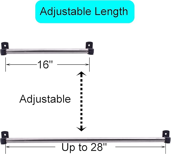 YYST Jersey Hanger Anti-Slipping Display Holder Closet Jersey Hanger - 16" to 28" (2)