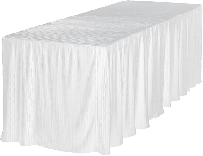 The Folding Table Cloth 8 Foot White 30x96x29