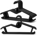 20 Pack Aromatherapy Plastic Hangers, Hanger Organizer with Detachable Scent Box, Non-Slip Space Saving Slim Design for Closet, Durable Clothes Hangers (Black)