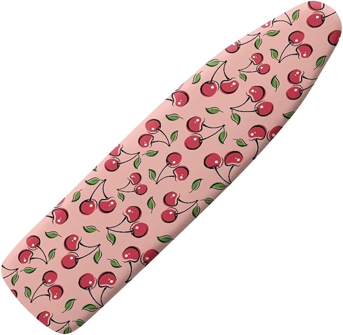 Cherry Fabric Ironing Board Covers Non Stick Scorch Scratches-Proof Iron Board Replacement Cover with Fasteners Elastic Edge Thanksgiving Decor