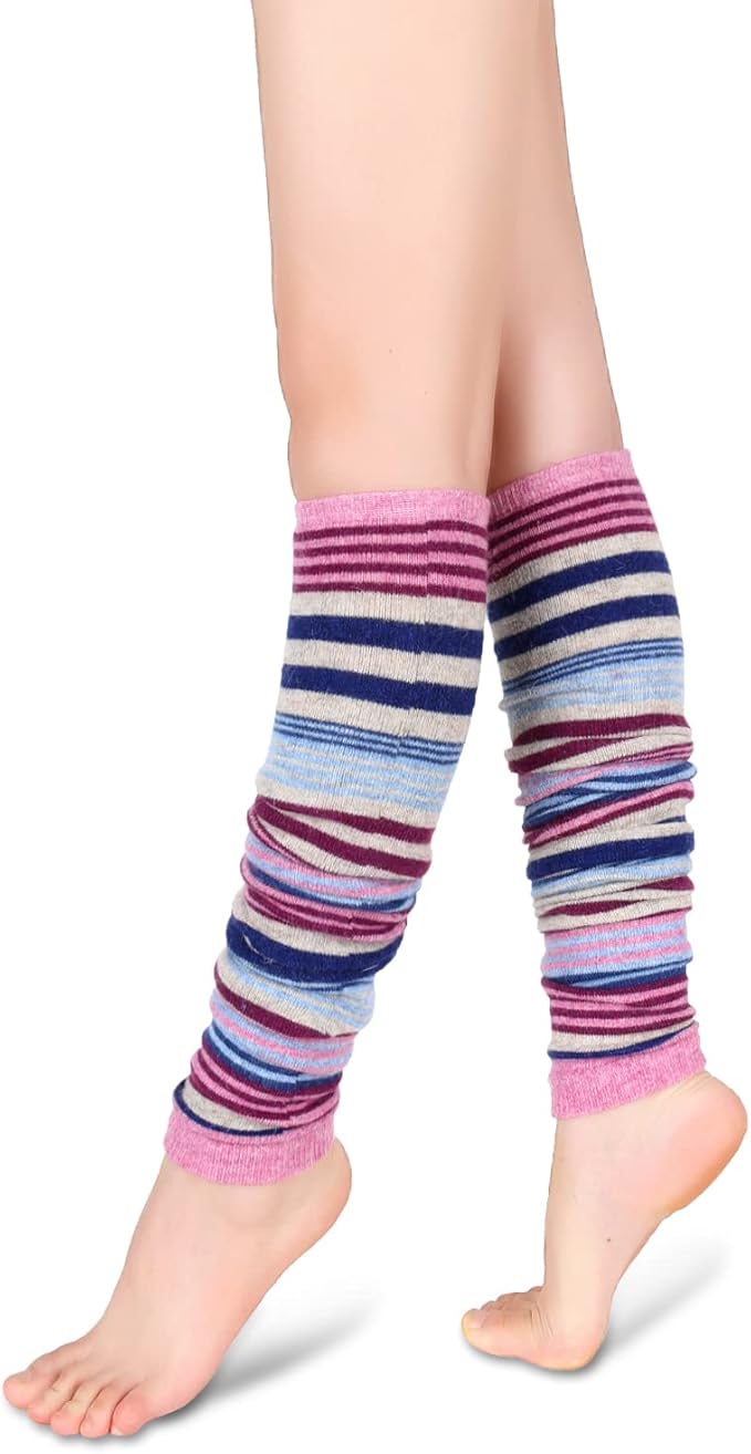 Benefeet Sox Wool Knit Leg Warmers for Women Vintage Boho Leg Warmers Long Winter Warm Thigh High Footless Boot Socks