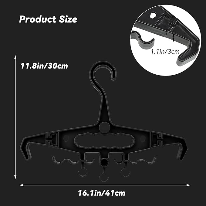 Upgrade Super Heavy Duty Hangers for Tactical Gear, Portable Tactical Gear Police Gear Backpack Organizer for CS Tactical Training Outdoor