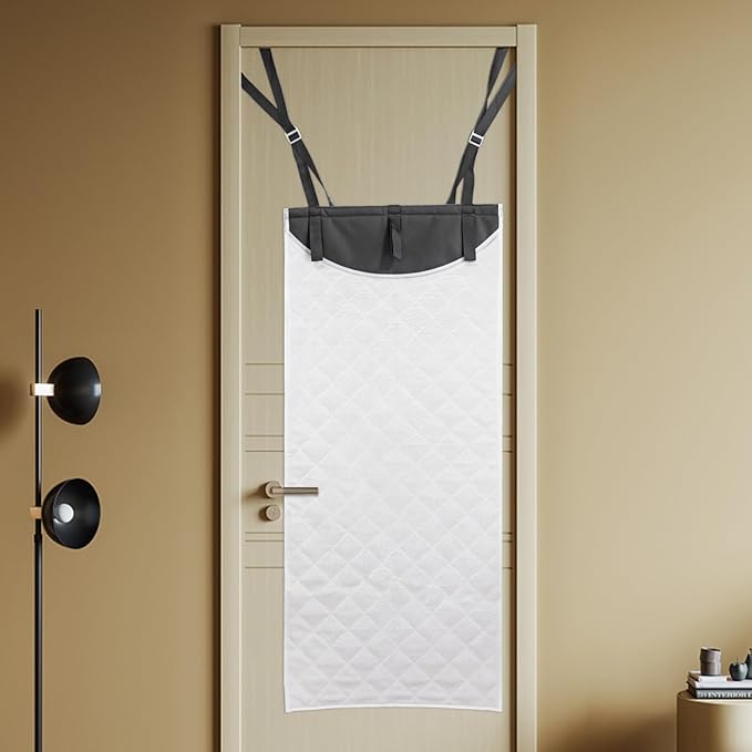 Over The Door Steamer Pad + Gloves For Handheld Steamer Stand For Clothes,Door Press Pad For,Portable Ironing Mat For Traveling