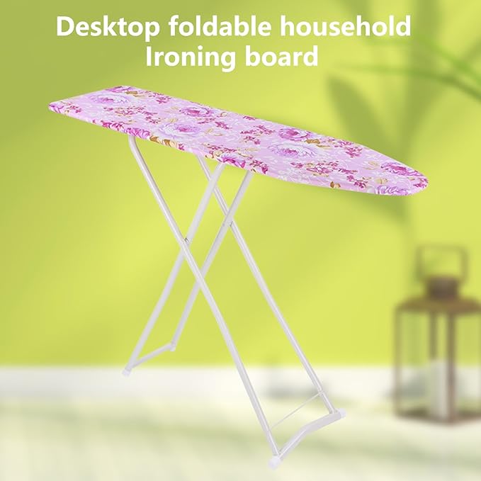 USA Space Saver Ironing Board, 36"x12", Adjustable Height, Fold-Up, Lightweight