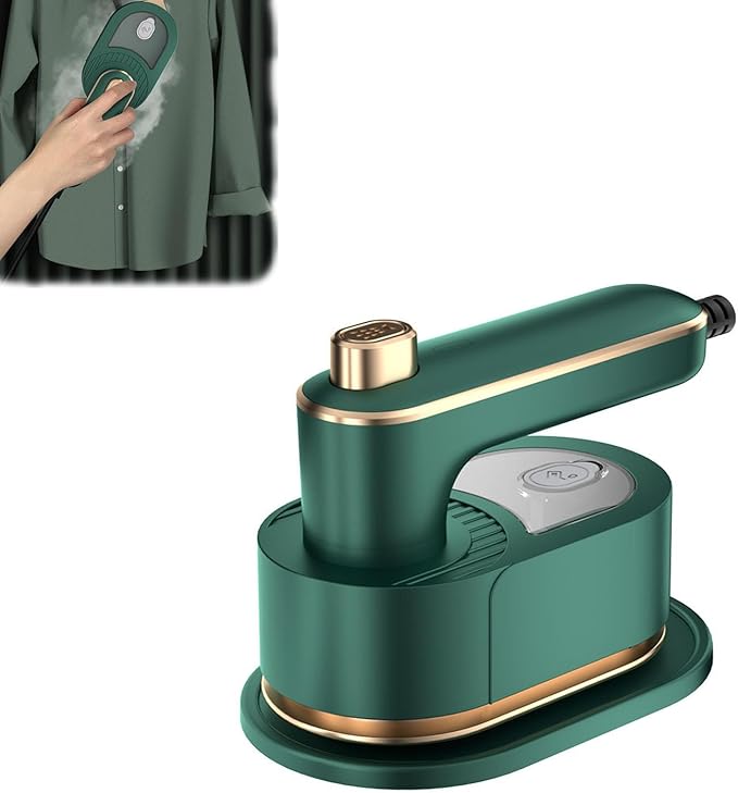 Steam Iron, Iron Steamer,Handheld Portable SteamIron,Rotary GarmentIron,Travel Size Clothes Steamers,Wrinkle Remover SteamerIron for Clothes 2 in 1,for Home,Travel,Dorm (A-1)