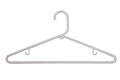 Nahanco Plastic Clothes Hangers, White, 24/Pack (TBWHU)