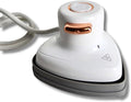 Martelli Triangle Mini Ceramic Soleplate Steaming Iron for Quilters and Sewing Enthusiasts, Portable Travel Size Mini Iron - Ergonomic Sewing Supplies