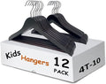 Kids Hangers (Espresso Wood, Children Hangers 4T-10)