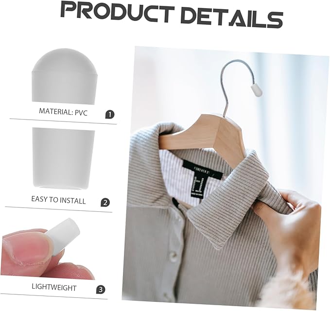 Shelf Organizer Tip Caps 100pcs Wire Thread Protector Hanger Clips Simple Installation