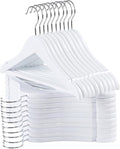 ELONG HOME Kids Hangers, 20 Pack White Baby Hangers for Closet, Premium Children's Clothes Hangers with 360° Swivel Hook