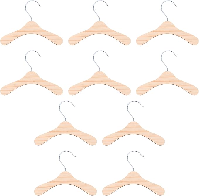 Pet Clothing Holder 10pcs Mini Clothes Hanger Dog Clothes Hanger Home Pet Costume Costume Rack