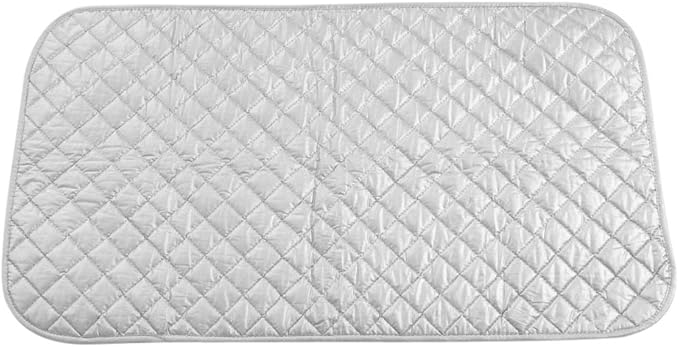 Magnetic Ironing Mat Blanket, Ironing Mat with Silicone Pad Heat Resistant Ironing Blanket Thick Portable Travel Ironing Pad for Home(02)