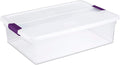STERILITE 17551706 32-Quart Clear View Latch Box (Pack of 1)