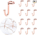 Clothes Hanger 36Pcs Connector Hooks Stable Hanger Rose Gold Metal Outfit Hangers Extender Clips Mini Cascading Hangers Hooks