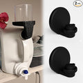 2 Pack Laundry Detergent Cup Holder with Drain - for ArmHammer, for Persil, for Purex, for Tide, for Gain and Other, Easy Attachment to Most Bottles (Black, for Tide, Gain, Downy)