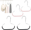 Durable Steel Hangers Maximize Closet Space with Versatile Storage, Hat Organizer Durable Stainless Steel, Durable Steels Hangers for Caps, Ties, Scarves, Clothes (Mixed,4 pcs)
