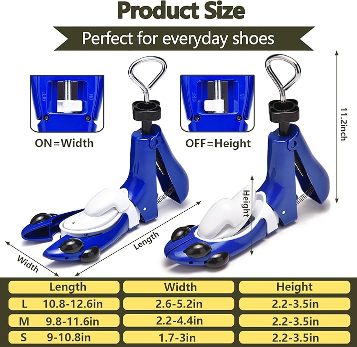 Boot Stretcher for Men Women, Boot Stretcher for Cowboy Boot Leather Shoe Stretcher Wide Feets Instep