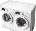 Washer Dryer Countertop, 27.5" x 54" Bamboo Washer and Dryer Countertop for Laundry Room Organization(White)