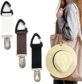 DRESHOW Elastic Hat Clip for Travel - Hat Holder for Bags Luggage Backpack, Outdoor Travel Accessory Travel Hat Clip