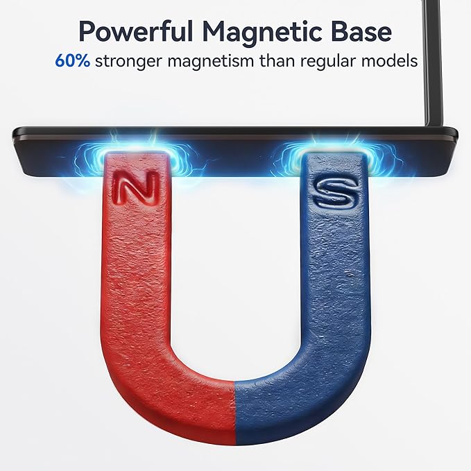 Heavy-Duty Magnetic Paper Towel Holder Fits Jumbo Rolls, Black, Suitable for Kitchens, RVs, Washing Machines, BBQ Carts