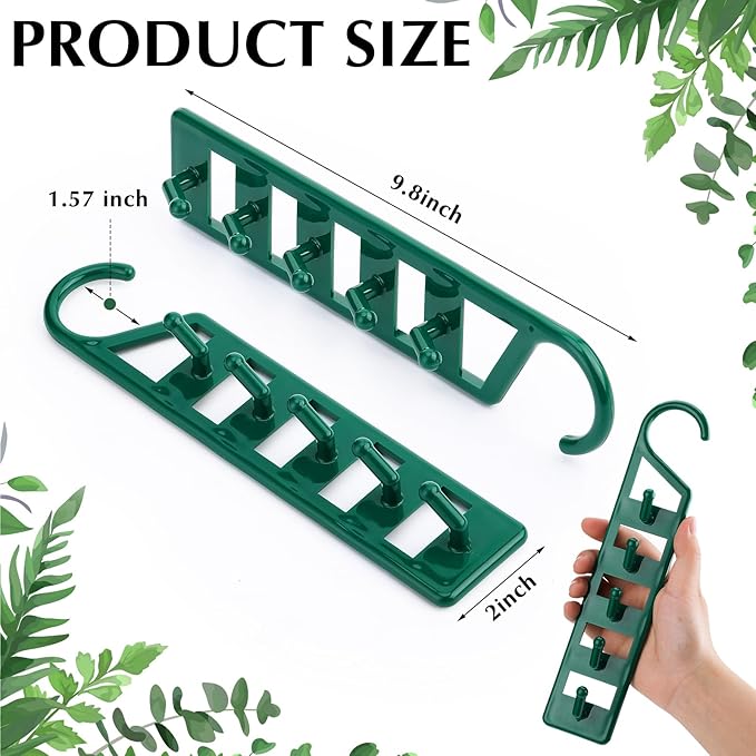 12 Pack Space Saving Hangers for Clothes Heavy Duty Plastic Organizer Multi Closet Space Saving for College Dorm Room Shirts Pants Jeans Sweaters Clothes Storage