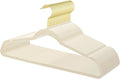 TIMMY 36-Pack Velvet Hangers with Gold Hooks - Space-Saving Non-Slip Heavy-Duty Clothes Hangers for Coats, Suits, Dresses, and Sweaters - Slim Design(Ivory+Gold)