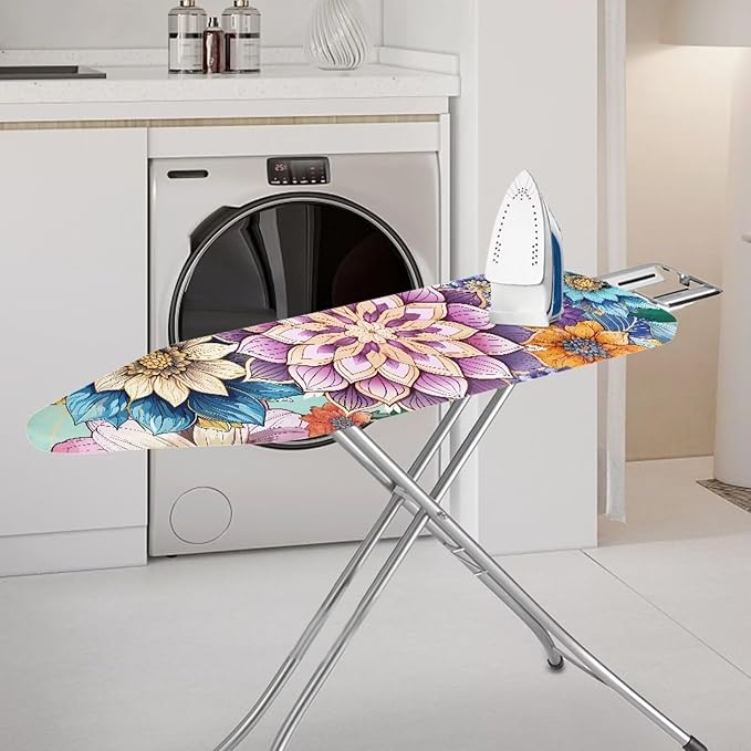 Ironing Board Cover - Resist Scorching, Durable, Extra Wide - Mandala