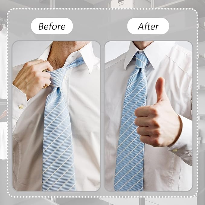 Jecery 2 Rolls 2 Rolls Sweat Pads Collar Protectors for Men Shirts, Disposable White Shirt Neck Tape, Dress Hat Collar Self Adhesive Invisible Liner Patch Against Sweat Stain (1.18 Inch)