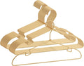 Gold Aluminum Hangers, 16.5 Inch Smooth and Durable Metal Shirt Dress Hanger, Lightweight and Sturdy Metal Hanger for Suit Jackets and Casual Pants (20 Pack)